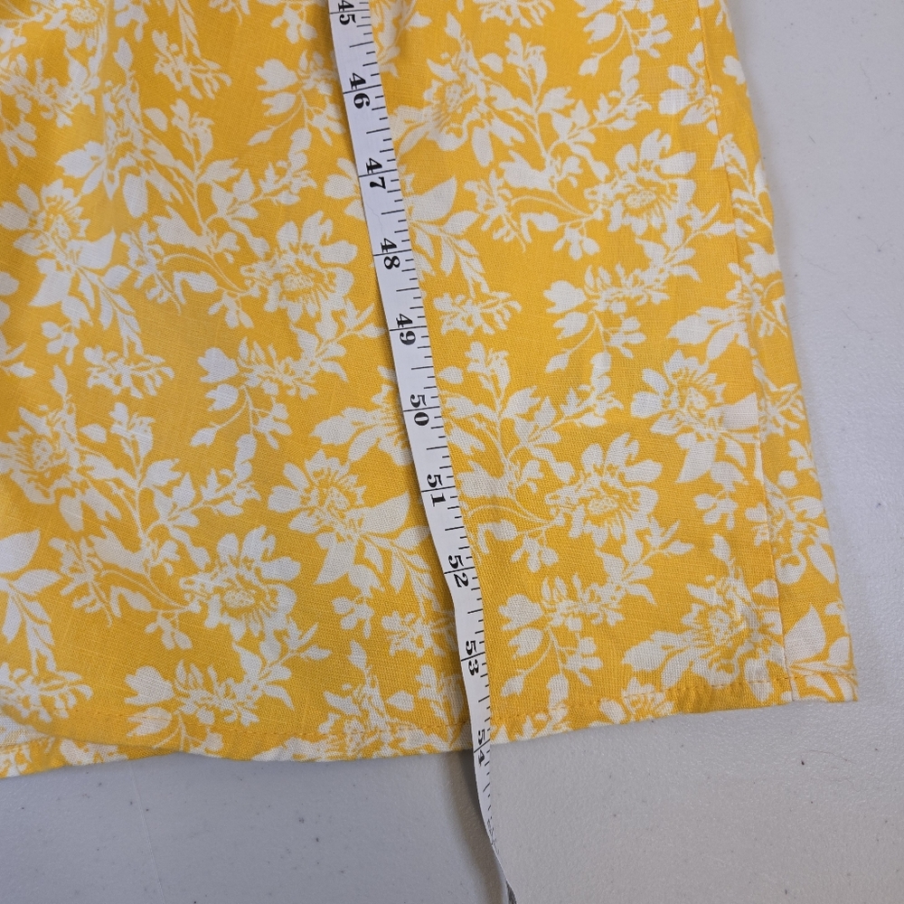 NWT UT Yellow Floral Sleeveless Maxi Dress Size XXL - Picture 11 of 13